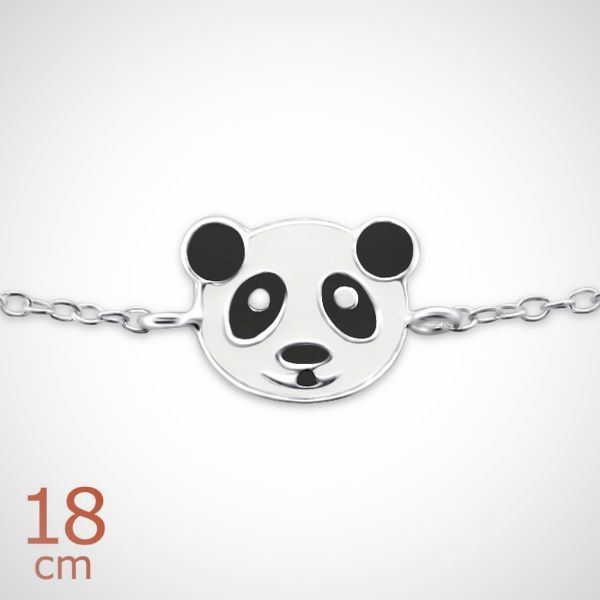 925 sterling zilveren kinderarmband met panda