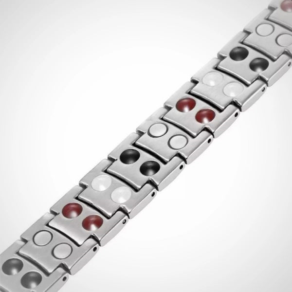 herenarmband - magnetisch armband - gemaakt van rvs en dubbel sterk