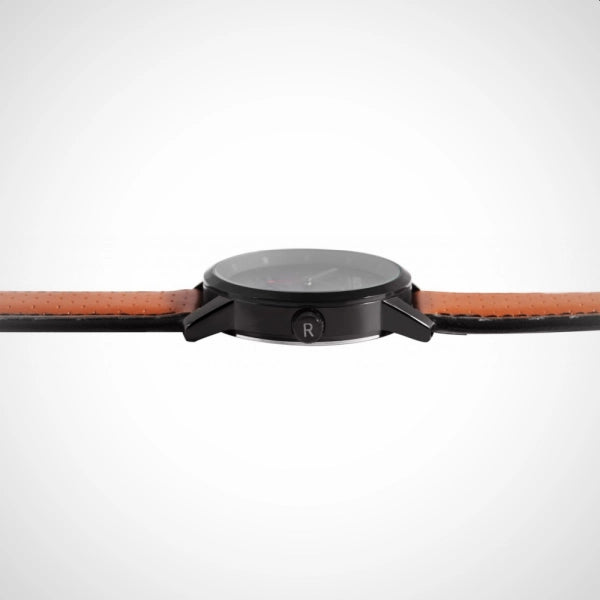 Kenneth Cole herenpolshorloge - zwart/bruin - Reaction - RK50084002