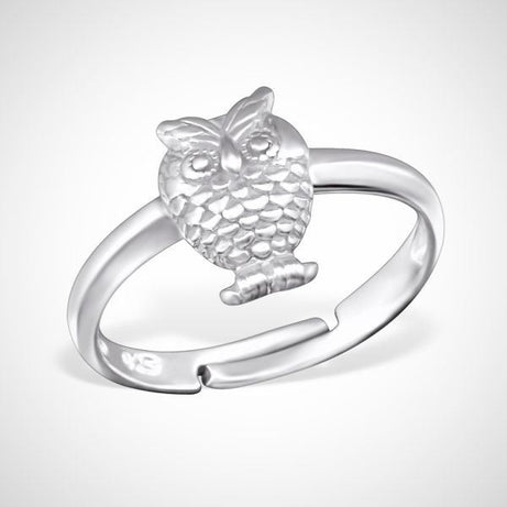 925 sterling zilveren ring - uil